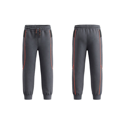 Custom Boys Jogger Pants - Contrast Piping Trim - Personalized