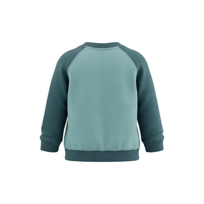 Custom Girls Sweatshirt - Kangaroo Pocket Raglan - Personalized Top