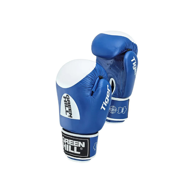 TIGER WITH TARGET Boxing Gloves – High-Quality Calfskin Genuine Leather