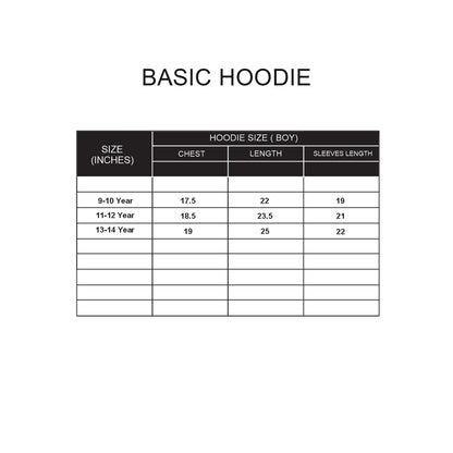 Custom Boys Hoodie - Solid Design Personalized Fleece