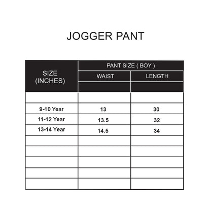 Custom Boys Jogger Pants - Solid Design Personalized Pants