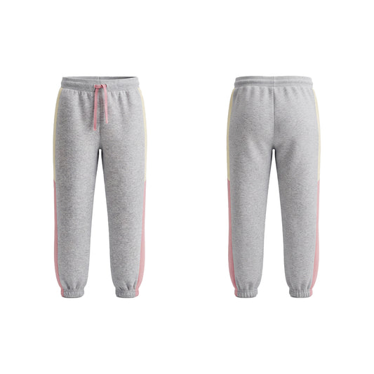Custom Boys Jogger Pants - Two-Tone Side Panels - Personalized