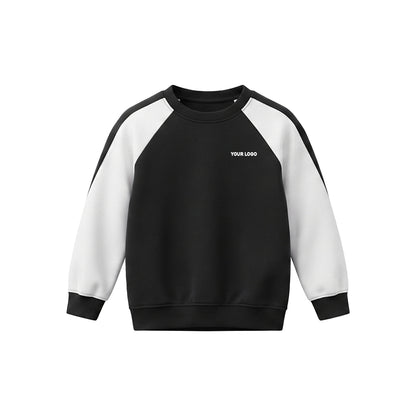Custom Girls Sweatshirt - Two-Tone Raglan Sleeves - Personalized