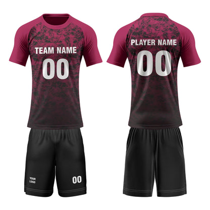 Custom Volleyball Uniform - Abstract Gradient - Personalized Teamwear