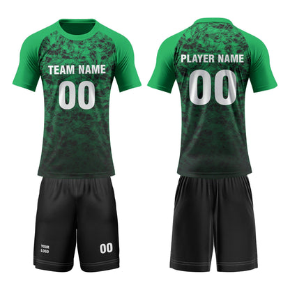 Custom Volleyball Uniform - Abstract Gradient - Personalized Teamwear