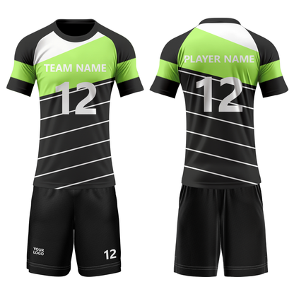 Custom Volleyball Uniform - Two-Tone Stripe - Personalized Teamwear