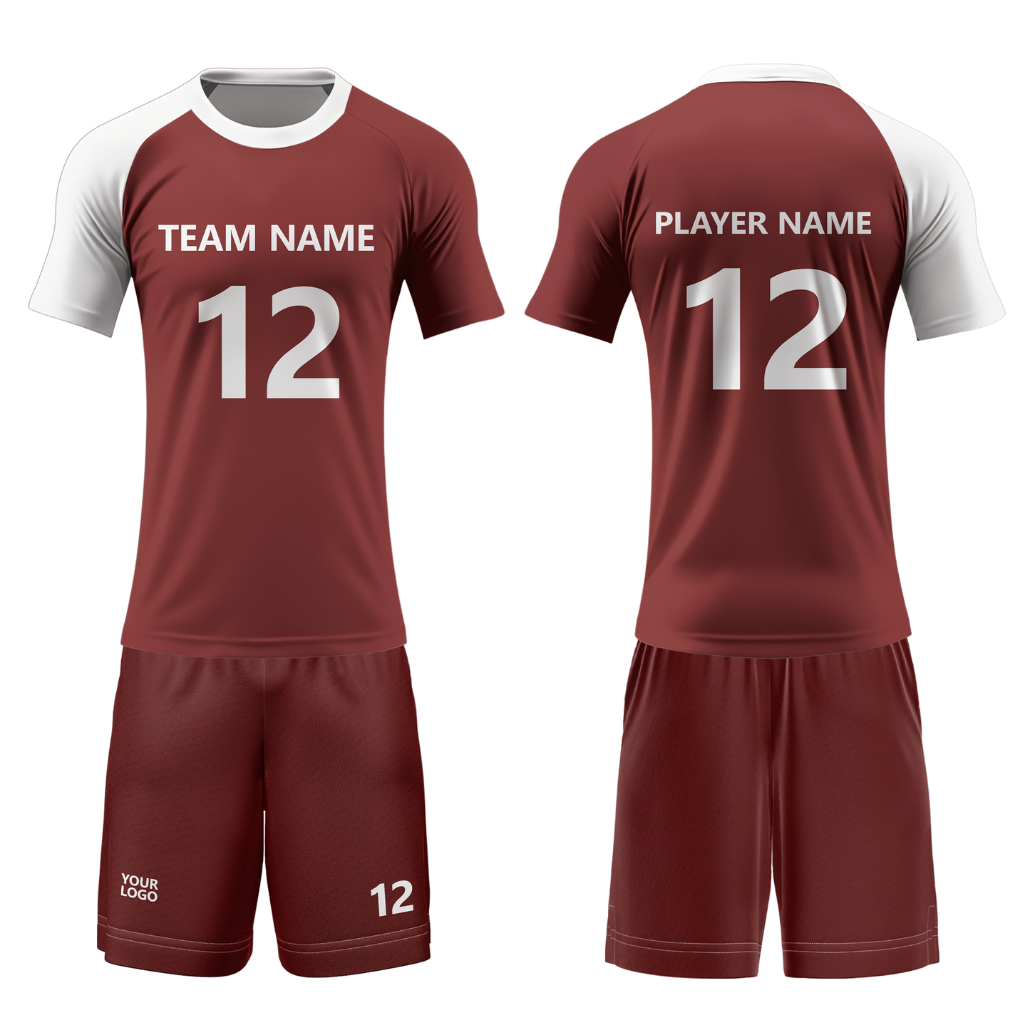 Custom Volleyball Uniform - Asymmetric Sleeve Design - Personalized Kit
