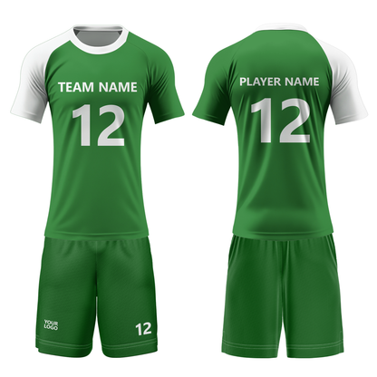 Custom Volleyball Uniform - Asymmetric Sleeve Design - Personalized Kit