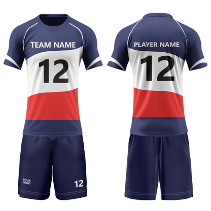 Custom Volleyball Uniform - Tri-Panel Design - Personalized Teamwear