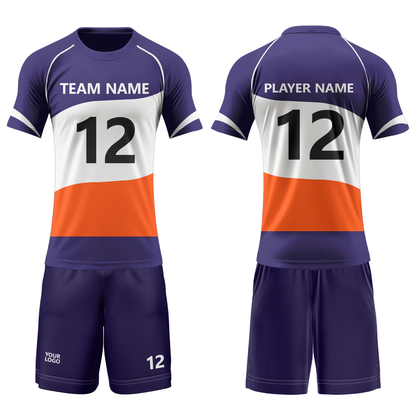 Custom Volleyball Uniform - Tri-Panel Design - Personalized Teamwear