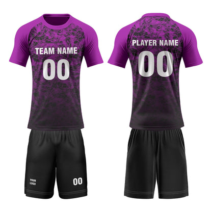 Custom Volleyball Uniform - Abstract Gradient - Personalized Teamwear