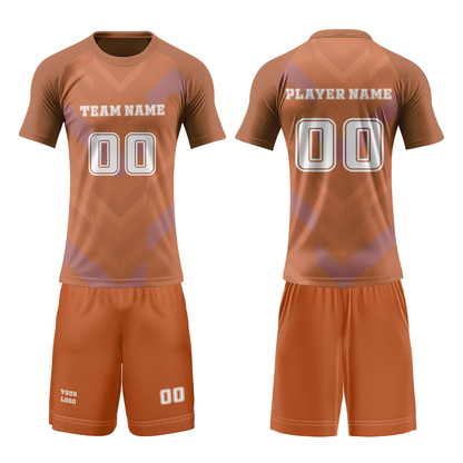 Custom Volleyball Uniform - Abstract Design - Personalized Teamwear