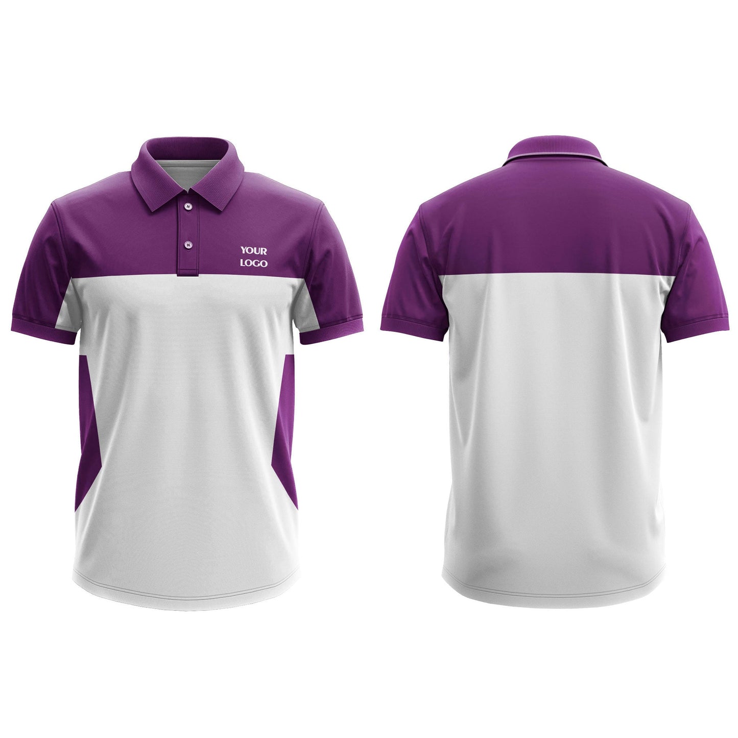 Custom Polo T-Shirt - Raglan Cut & Sew Design Personalized T-Shirt
