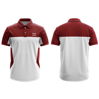 Custom Polo T-Shirt - Raglan Cut & Sew Design Personalized T-Shirt