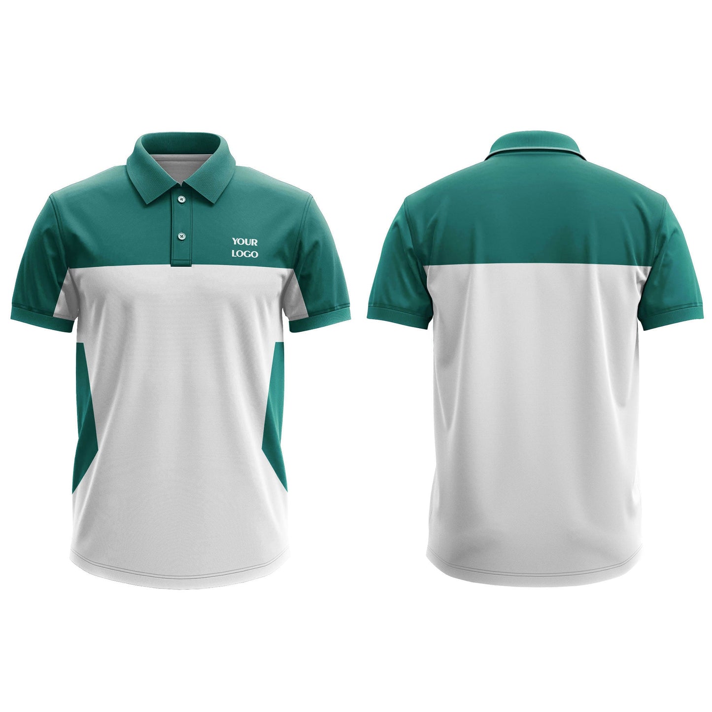 Custom Polo T-Shirt - Raglan Cut & Sew Design Personalized T-Shirt