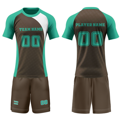 Custom Volleyball Uniform – Raglan Two-Panel Design – Personalized Kit