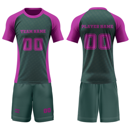 Custom Volleyball Uniform - Raglan Design - Personalized Uniform