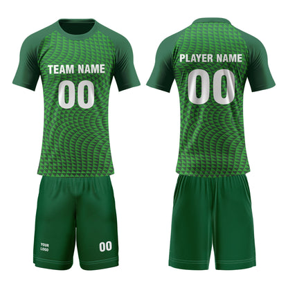 Custom Volleyball Uniform - Abstract Geometric - Personalized Team Kit