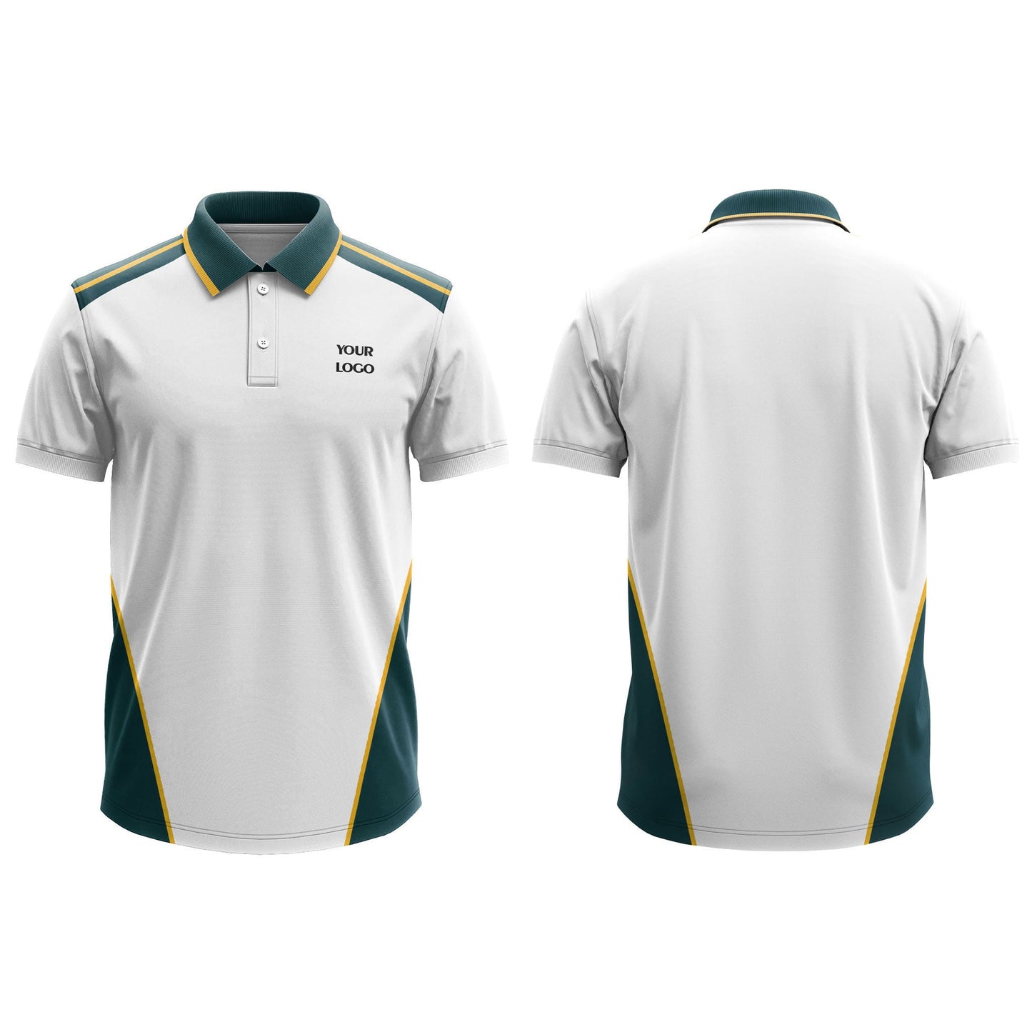 Custom Polo T-Shirt - Accent Design - Personalized Gear