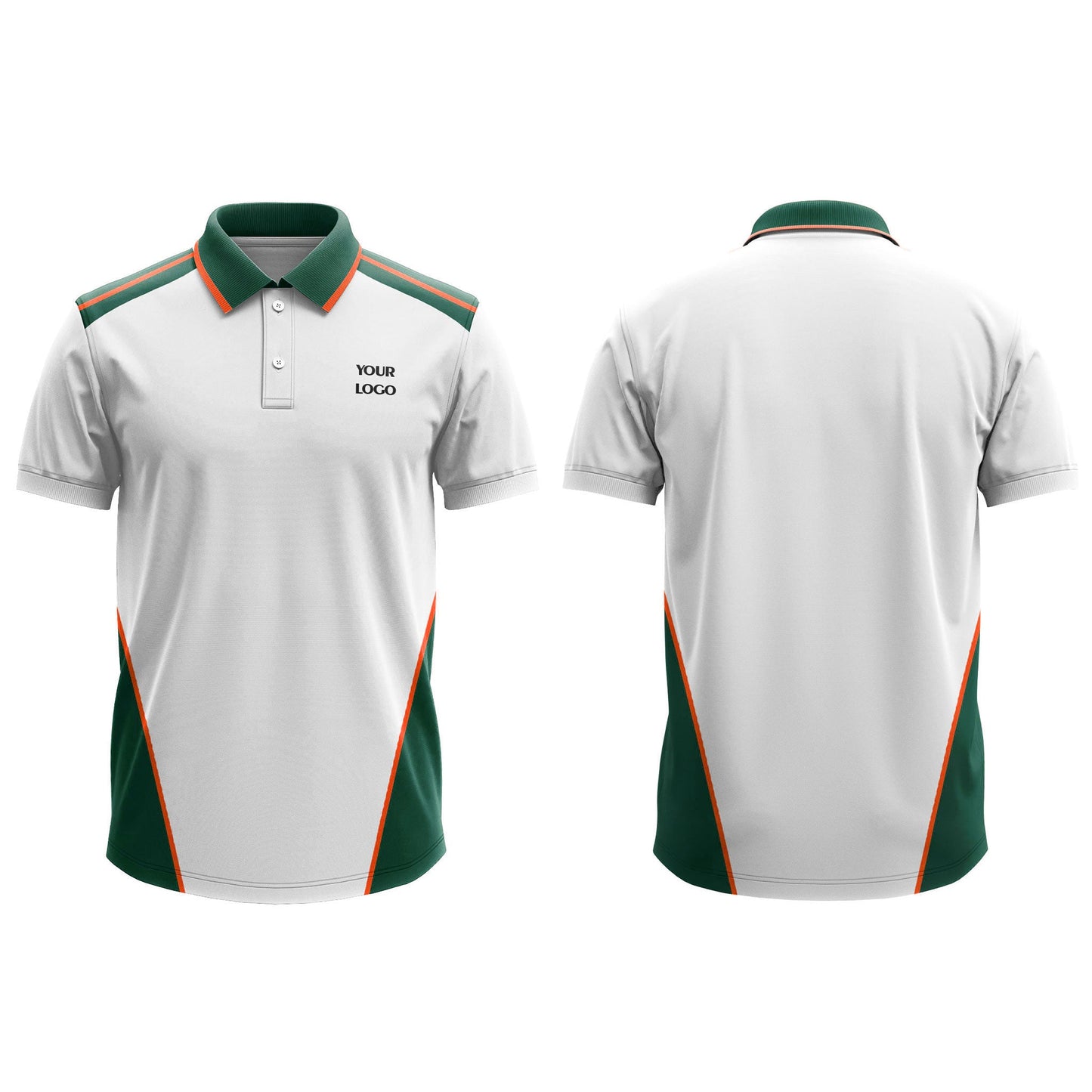 Custom Polo T-Shirt - Accent Design - Personalized Gear