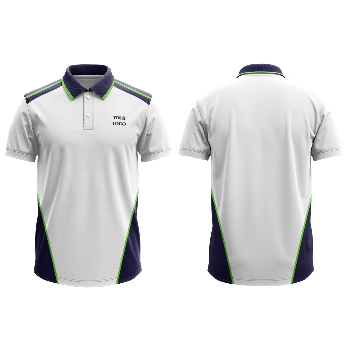 Custom Polo T-Shirt - Accent Design - Personalized Gear
