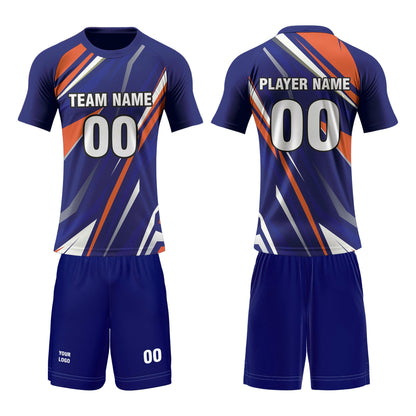 Custom Volleyball Uniform  - Abstract Accent - Personalized Kit