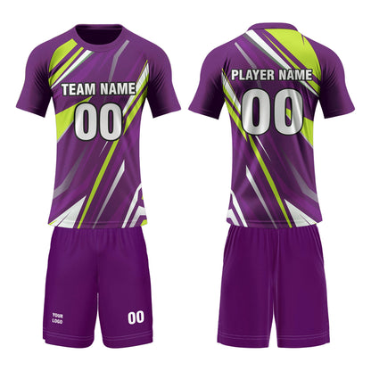 Custom Volleyball Uniform  - Abstract Accent - Personalized Kit