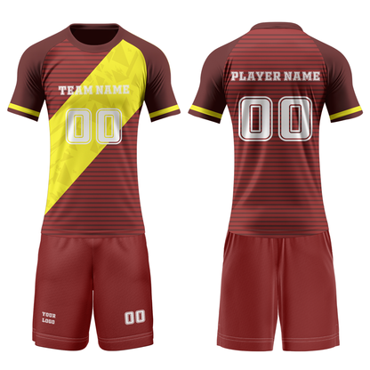 Custom Volleyball Uniform - Two-Tone Vector Design - Personalized Kit