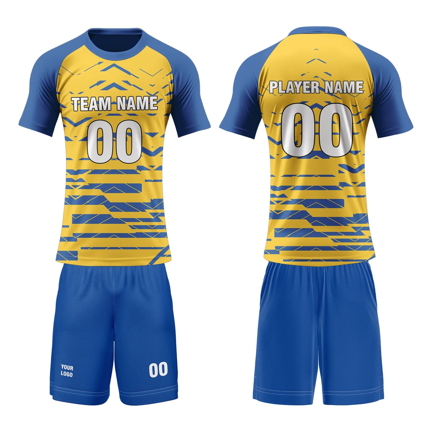 Custom Volleyball Uniform - Abstract Geo - Personalized Kit