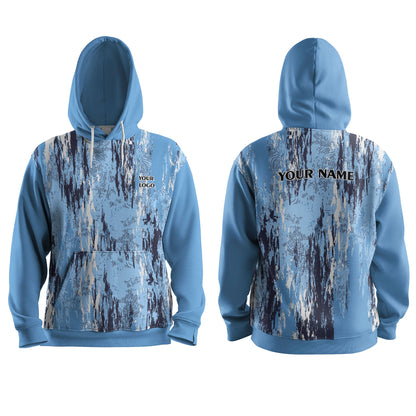 Custom Hoodie - Abstract Camo Design - Personalized Sweatshirt
