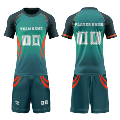 Custom Volleyball Uniform - Accent Design - Personalized Uniform