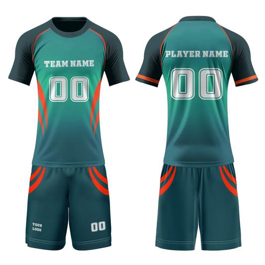 Custom Volleyball Uniform - Accent Design - Personalized Uniform