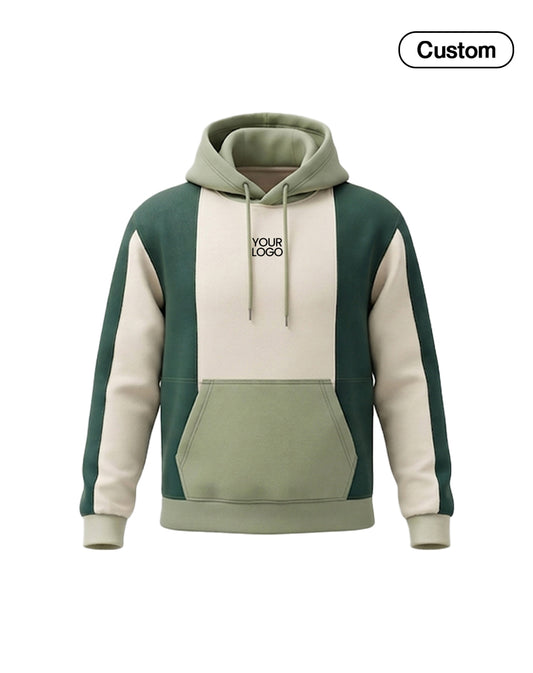 Custom Premium Hoodie - Vertical Center Panel - Personalized