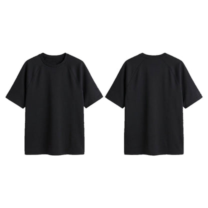 Custom Men Raglan Half Sleeves - Solid Design - Personalized Top