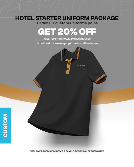 Hotel Starter – Uniform Polo Package