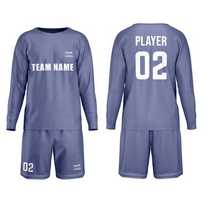 Custom Soccer Goalkeeper Uniform - Solid Design - Personalized