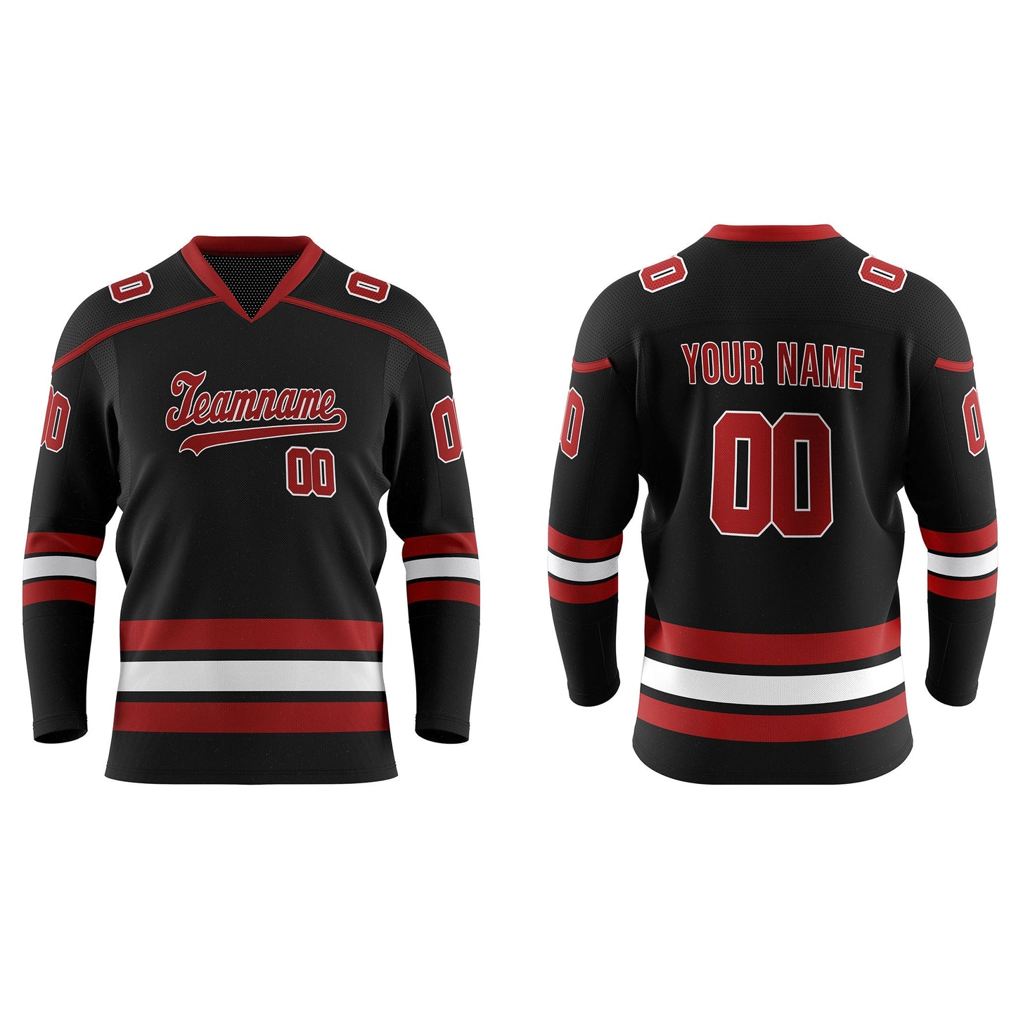 Custom Ice Hockey Jersey - Vector Design - Personalized Top