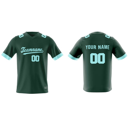 Custom American Football Jersey - Solid Trim - Personalized