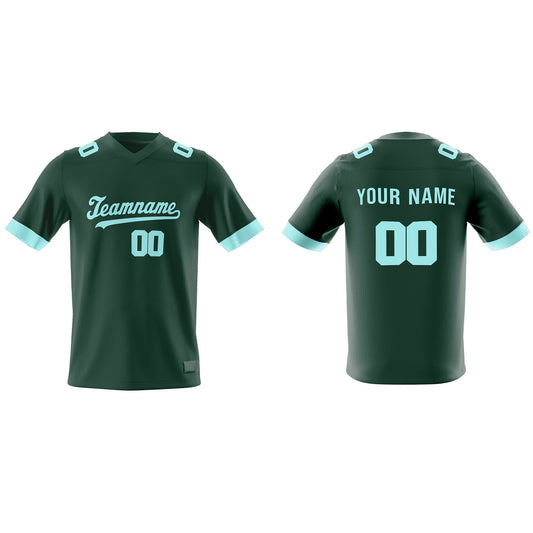 Custom American Football Jersey – Solid Trim Design – Personalized Gear