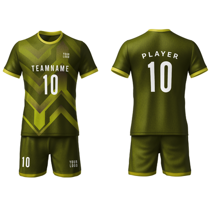 Custom Soccer Uniform – Zig Zag Design – Personalized Uniform