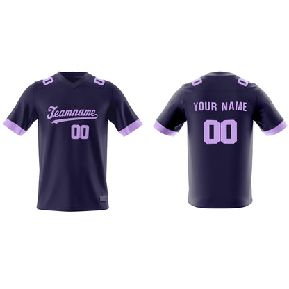 Custom American Football Jersey - Solid Trim - Personalized