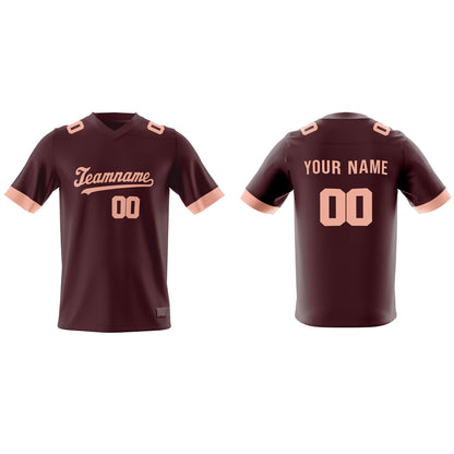 Custom American Football Jersey - Solid Trim - Personalized