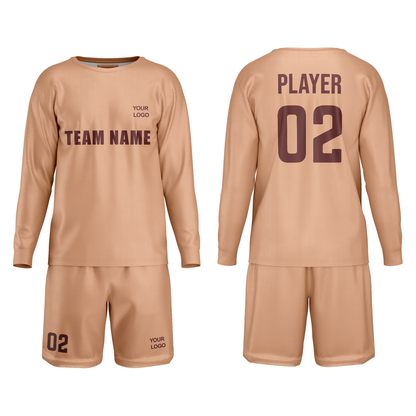 Custom Soccer Goalkeeper Uniform - Solid Design - Personalized