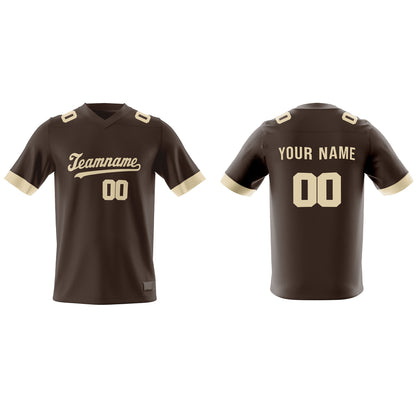 Custom American Football Jersey - Solid Trim - Personalized