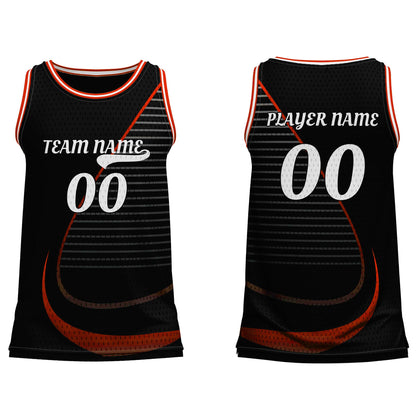 Custom Basketball Tank Top - Abstract Design - Personalized Jersey