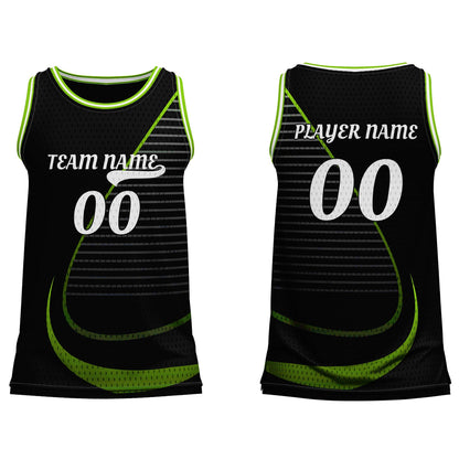 Custom Basketball Tank Top - Abstract Design - Personalized Jersey