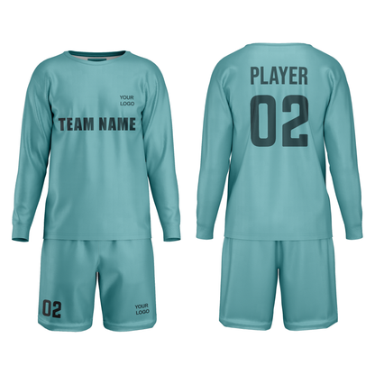 Custom Soccer Goalkeeper Uniform - Solid Design - Personalized