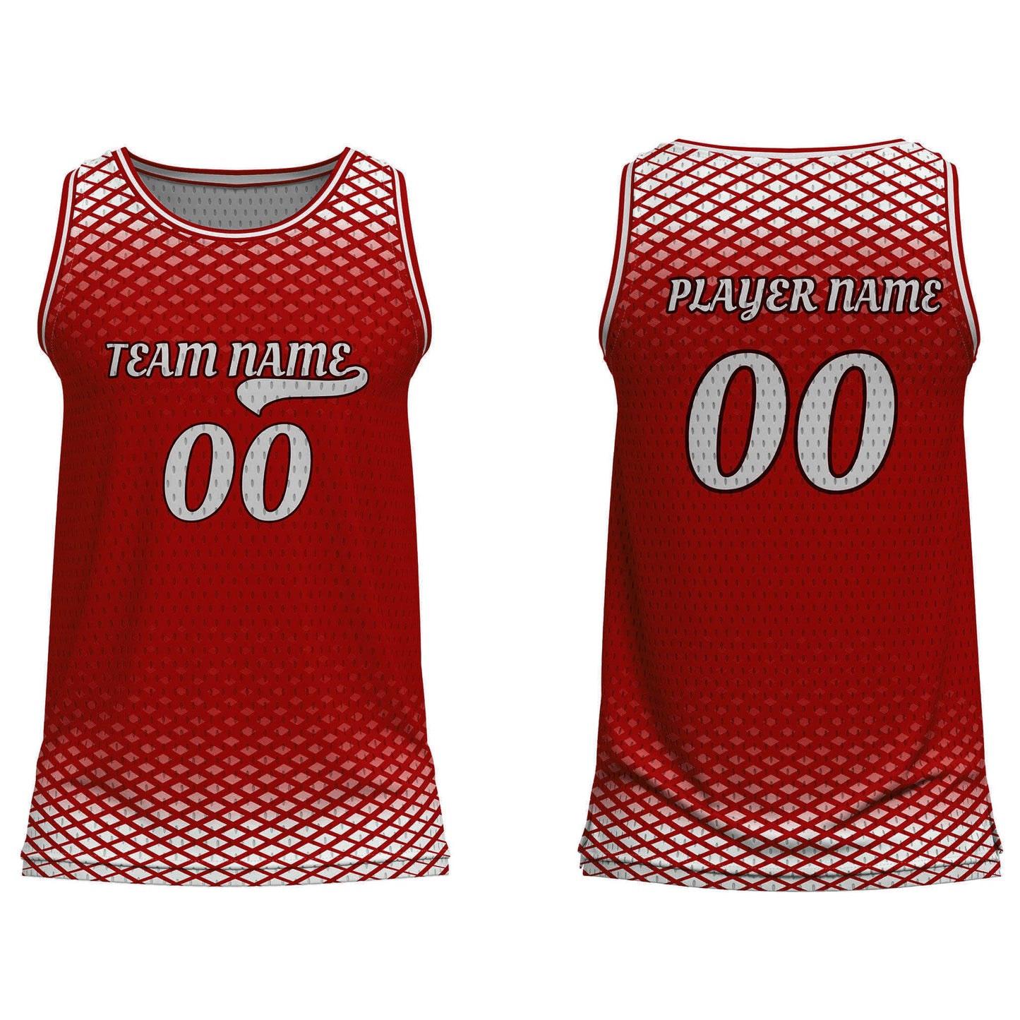 Custom Basketball Tank Top - Gradient Design - Personalized Gear