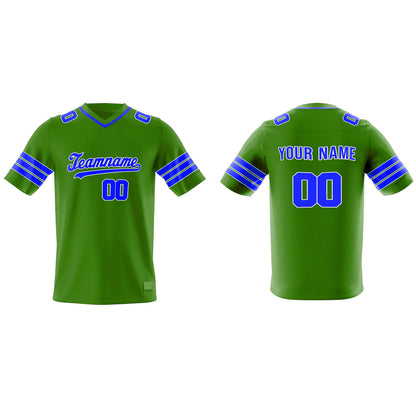 Custom American Football Jersey - Color Accent - Personalized