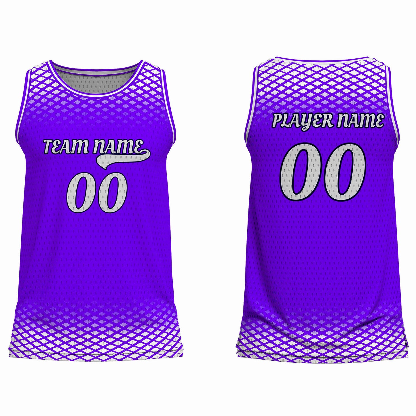 Custom Basketball Tank Top - Gradient Design - Personalized Gear